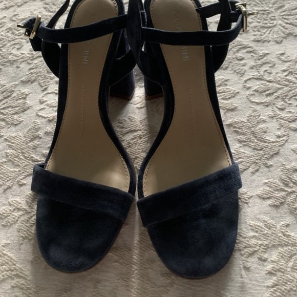 Navy blue Suede shoes - Picture 1 of 3